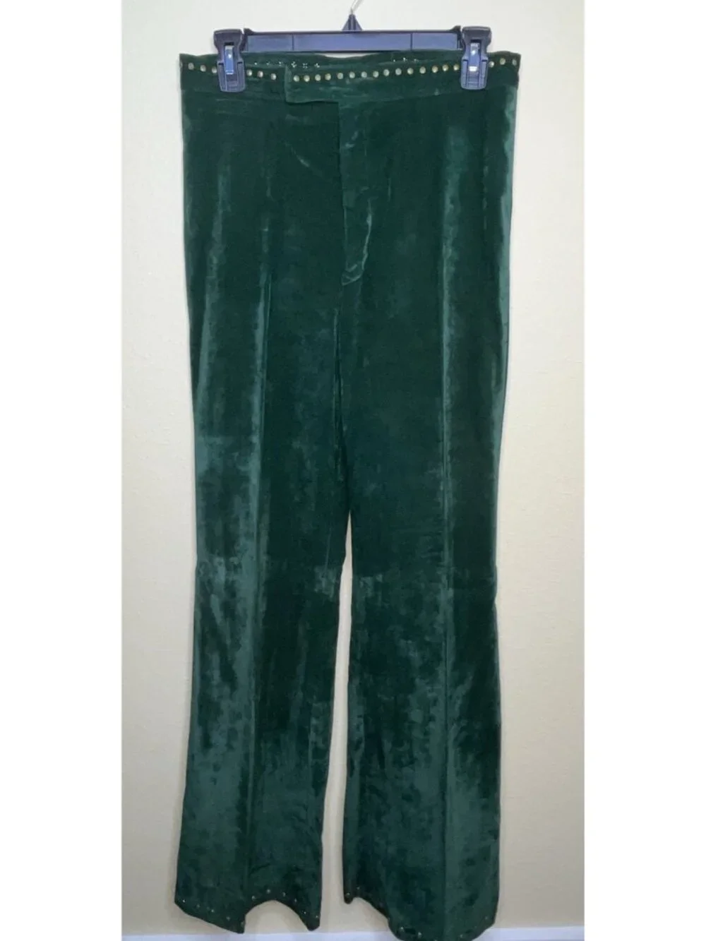 1970s Custom Western Pant Suit Satin Velvet Professional Singer Music Stage S